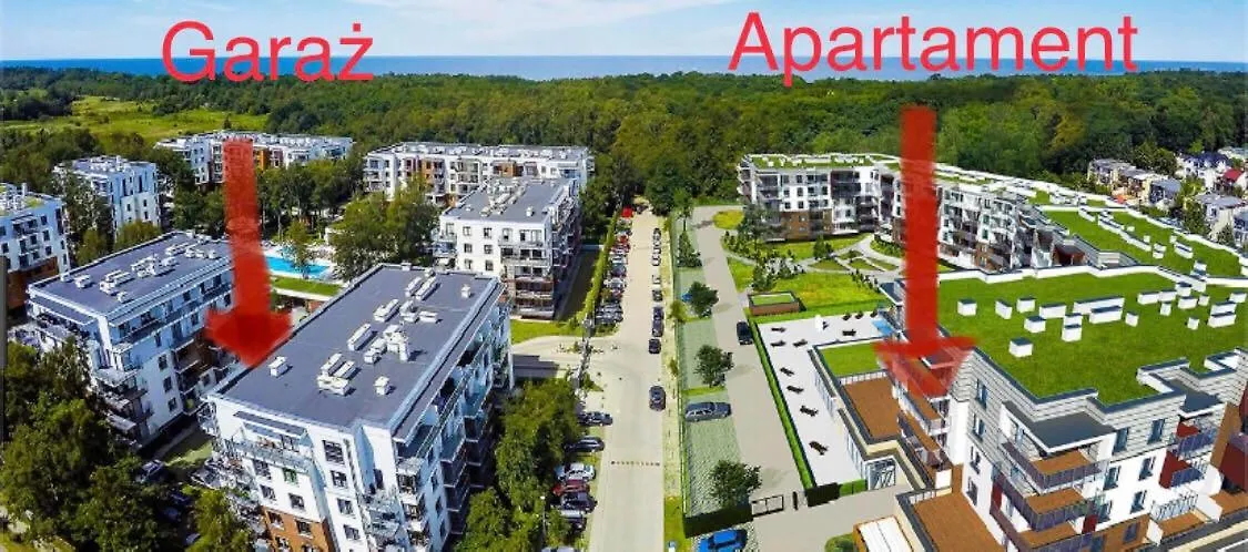 Blue Mare Tropical Polanki Park E208, 350 M Beach Kolberg Polen